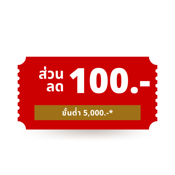 ส่วนลดสินค้ามูลค่า 100.-
