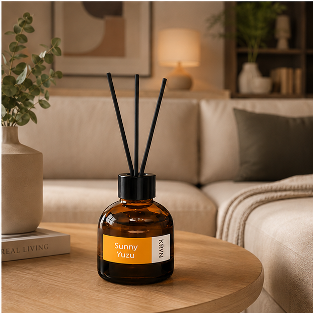 ก้านไม้หอม KRYN Sunny Yuzu ขนาด 100 ml.